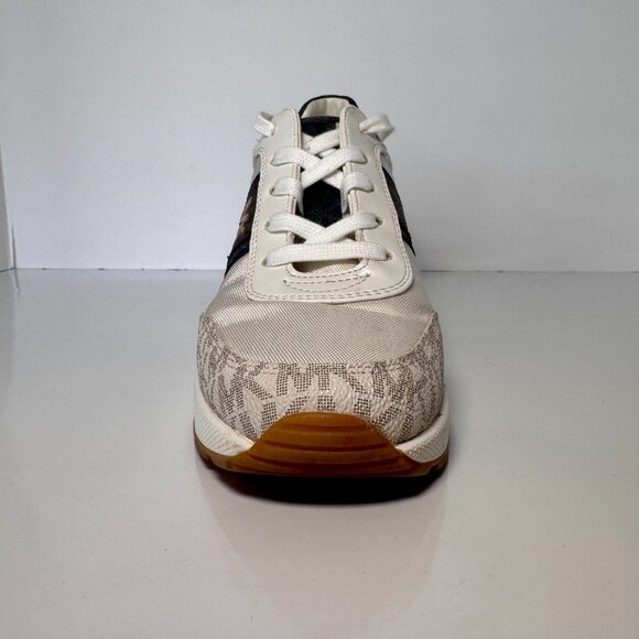 Michael Michael Kors Women's Mabel Trainers Lace-up Sneakers Size 7 Vanilla - Picture 9 of 16